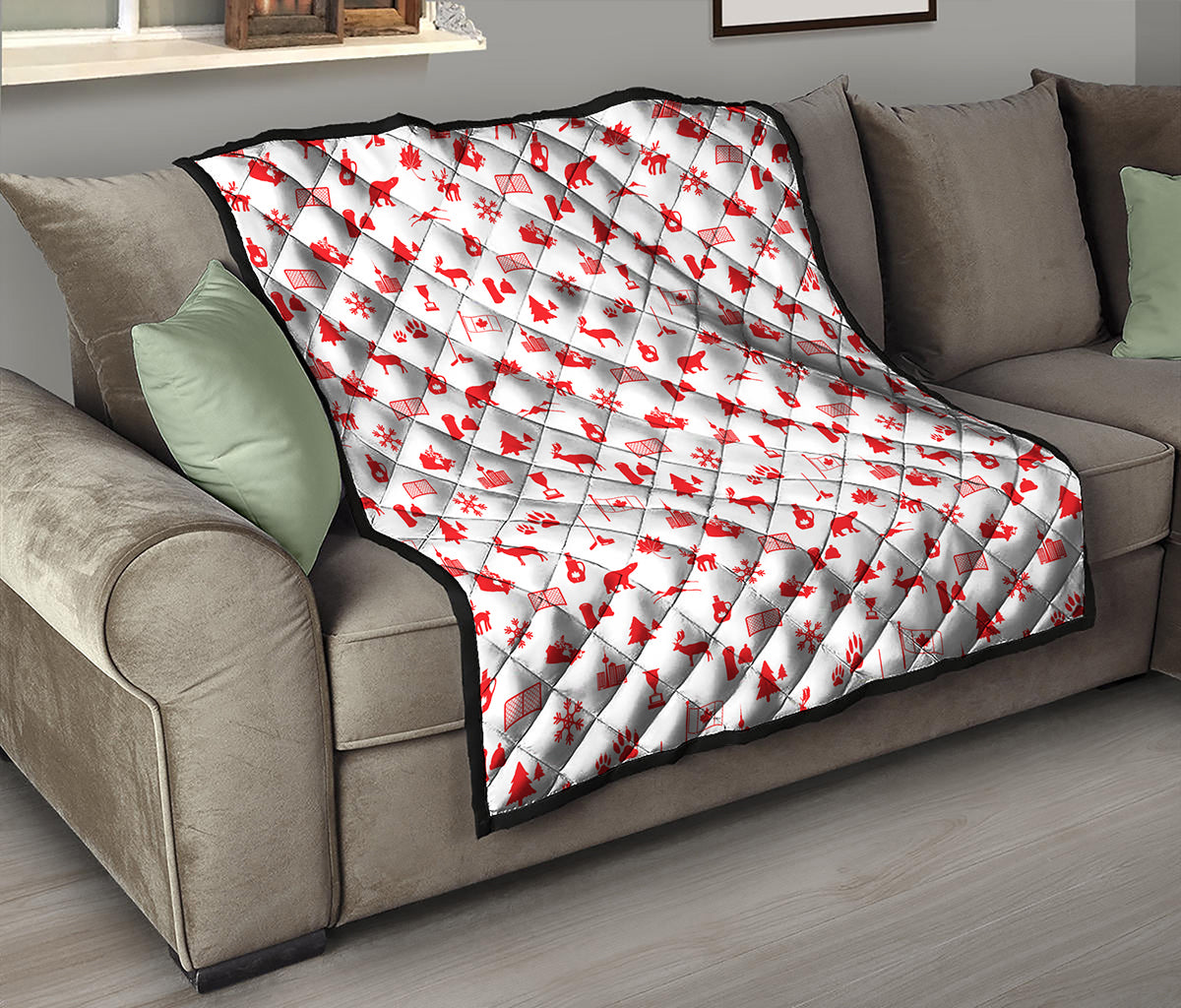 Canada Country Pattern Print Quilt