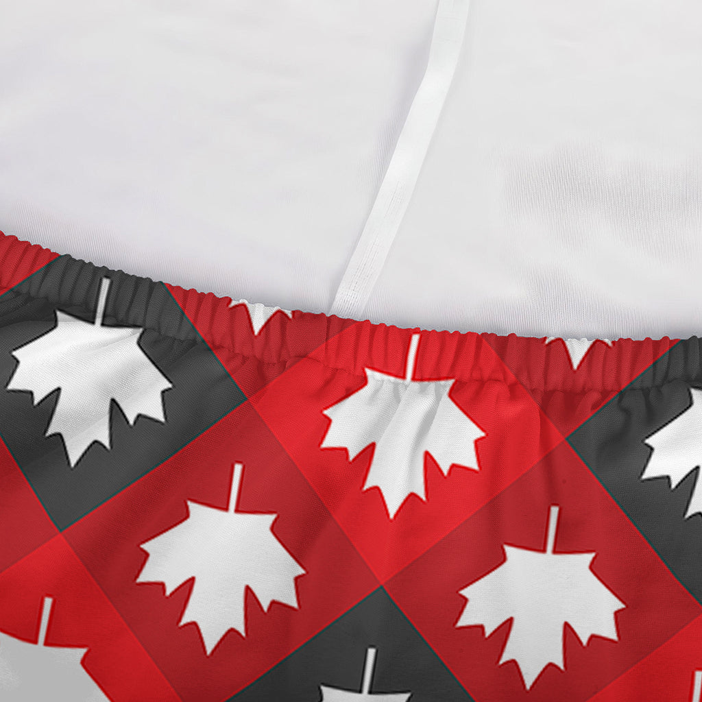 Canada Maple Leaf Pattern Print Sofa Cover