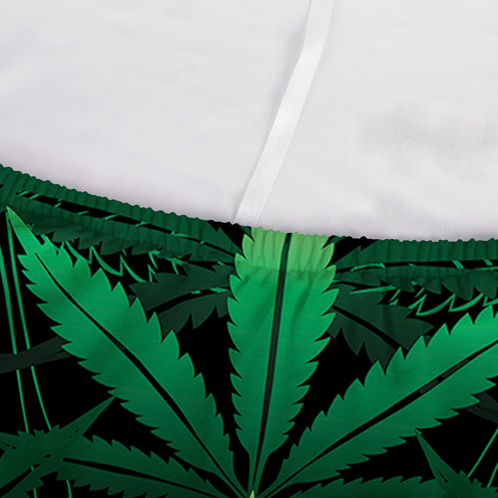 Cannabis Leaf Mandala Print Sofa Cover