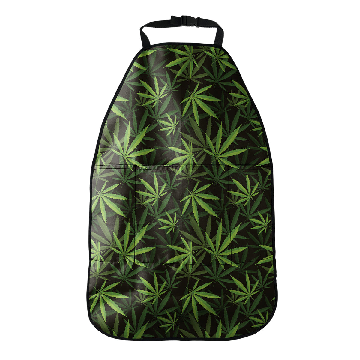 Cannabis Leaves Pattern Print Car Seat Organizers