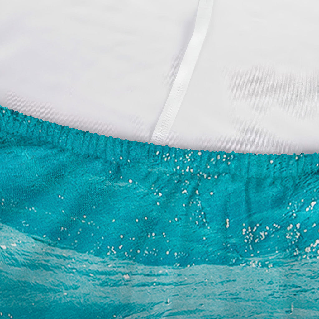 Caribbean Ocean Print Sofa Cover