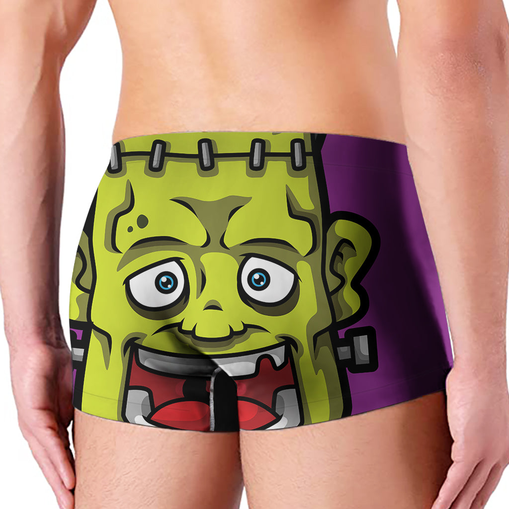 Cartoon Frankenstein Print Men's Boxer Briefs
