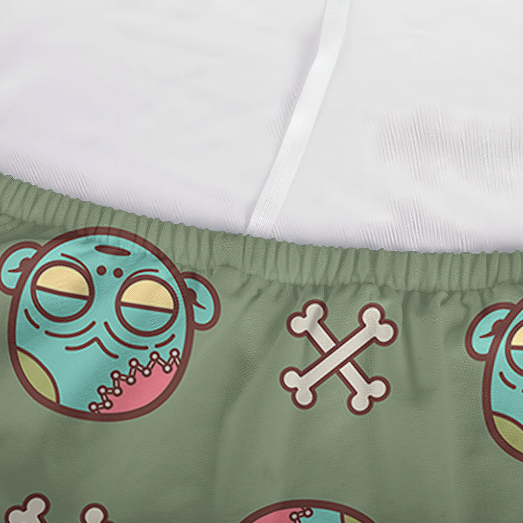 Cartoon Zombie Pattern Print Sofa Cover