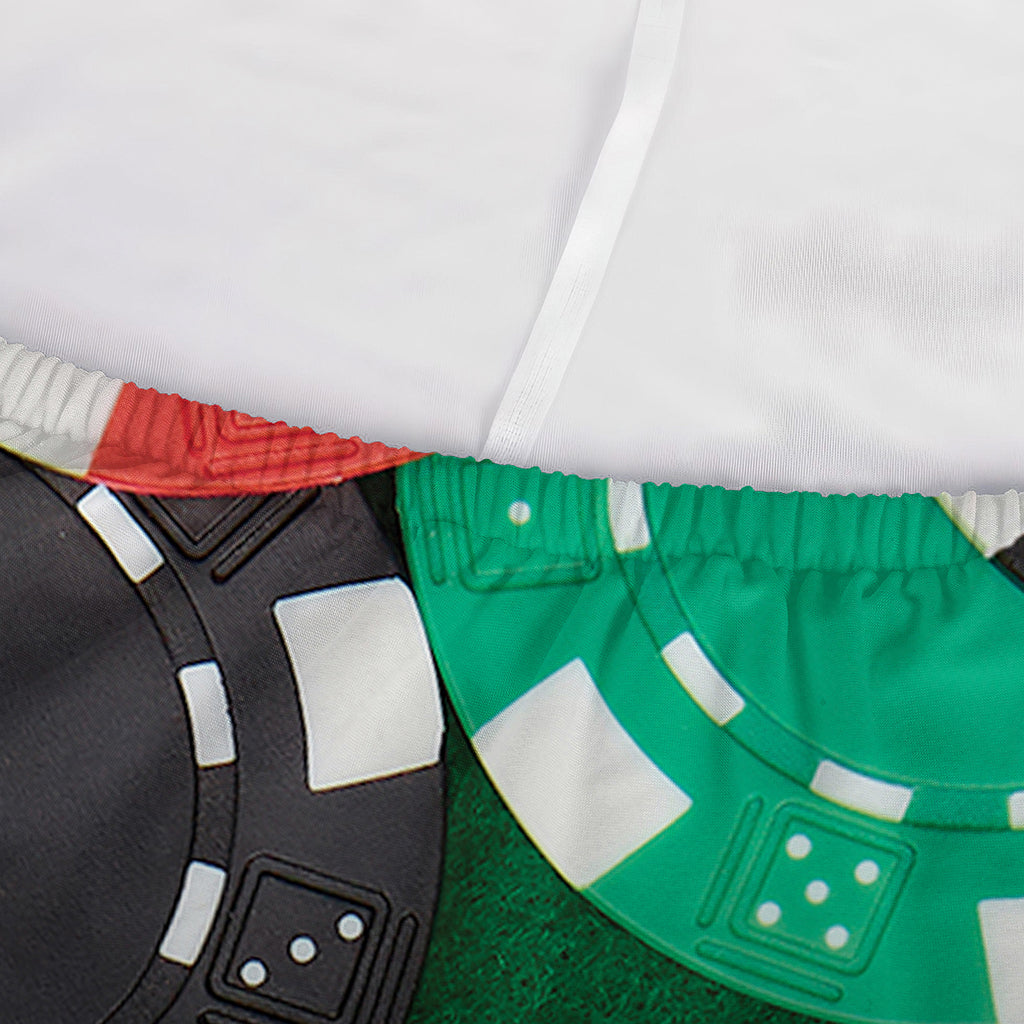Casino Poker Chips Print Sofa Cover