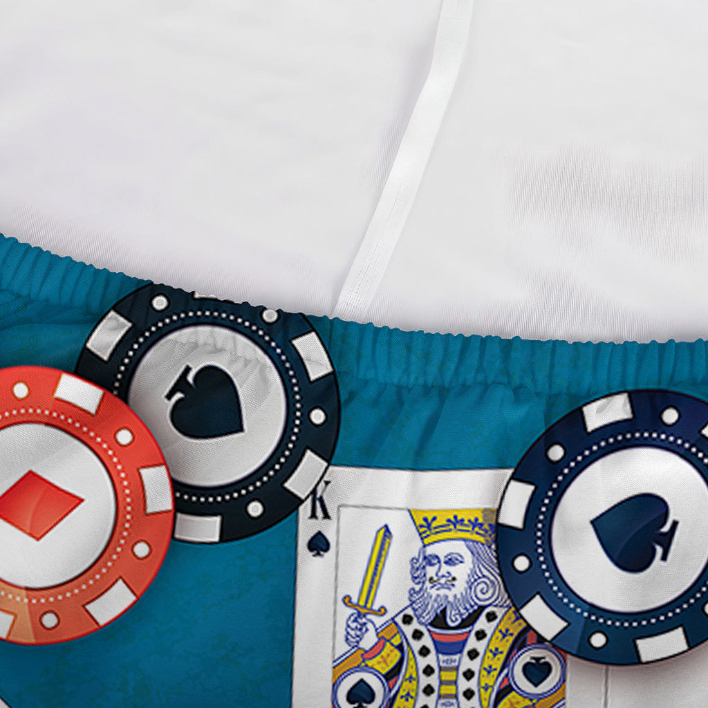 Casino Poker Pattern Print Sofa Cover