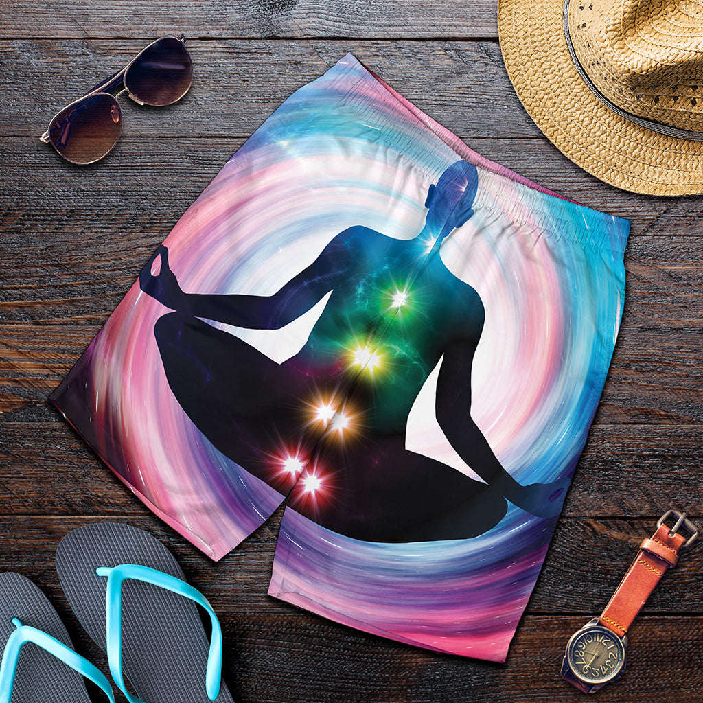 Chakras Of The Universe Print Men's Shorts