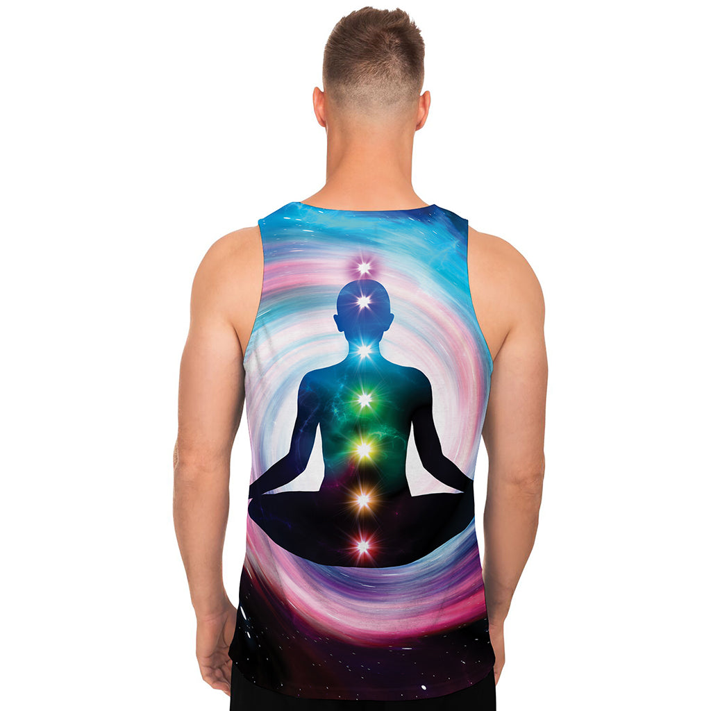 Chakras Of The Universe Print Men's Tank Top