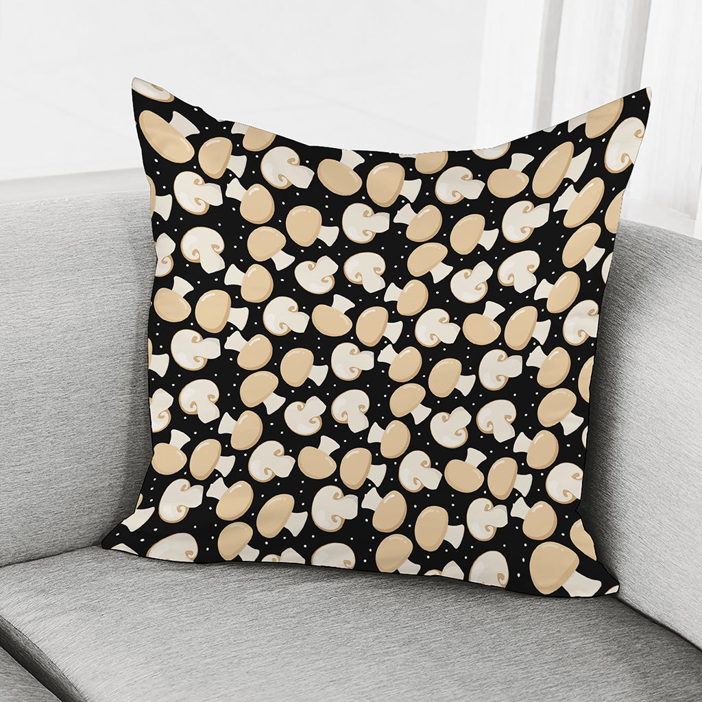 Champignon Mushroom Pattern Print Pillow Cover
