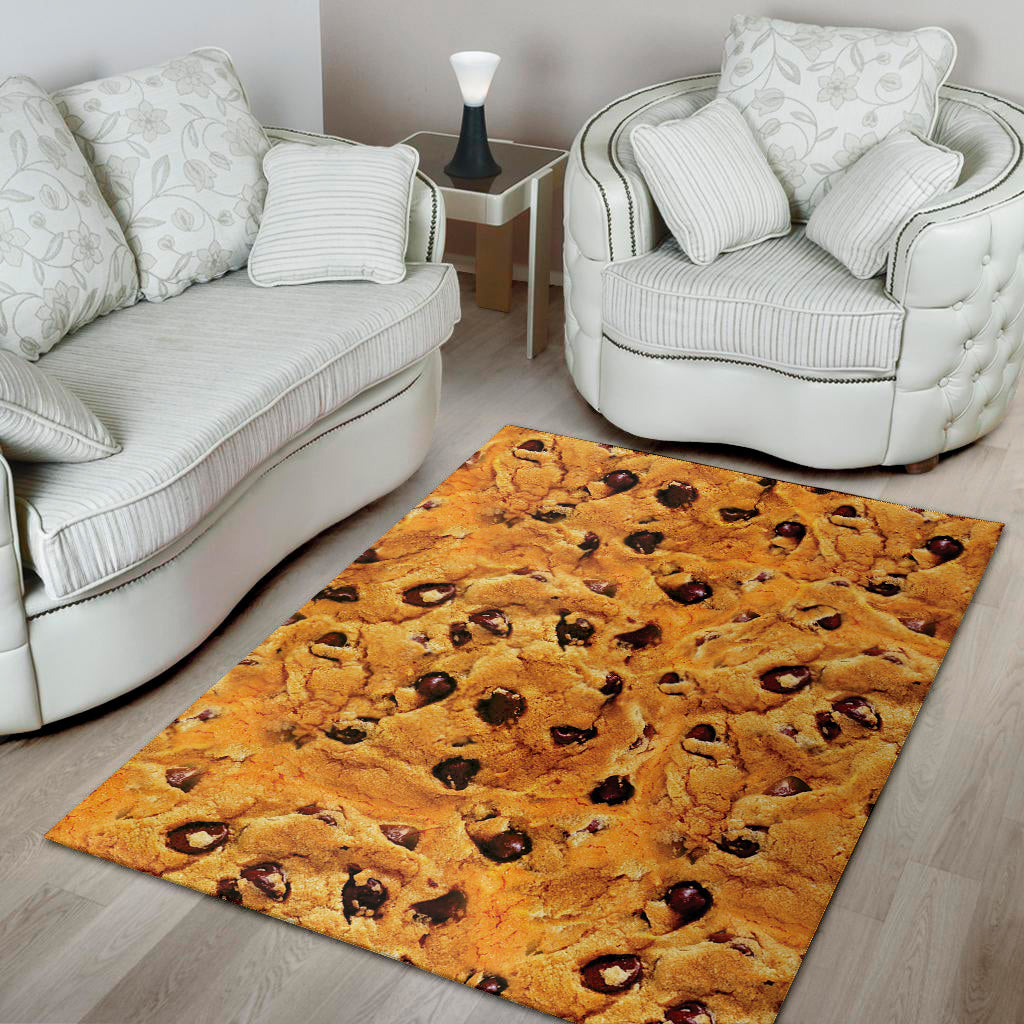 Chocolate Chip Cookie Print Area Rug