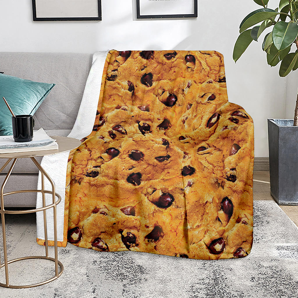 Chocolate Chip Cookie Print Blanket