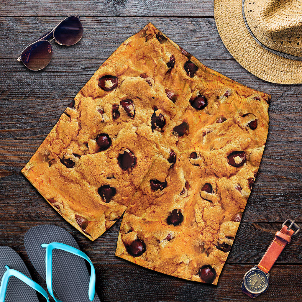 Chocolate Chip Cookie Print Men's Shorts