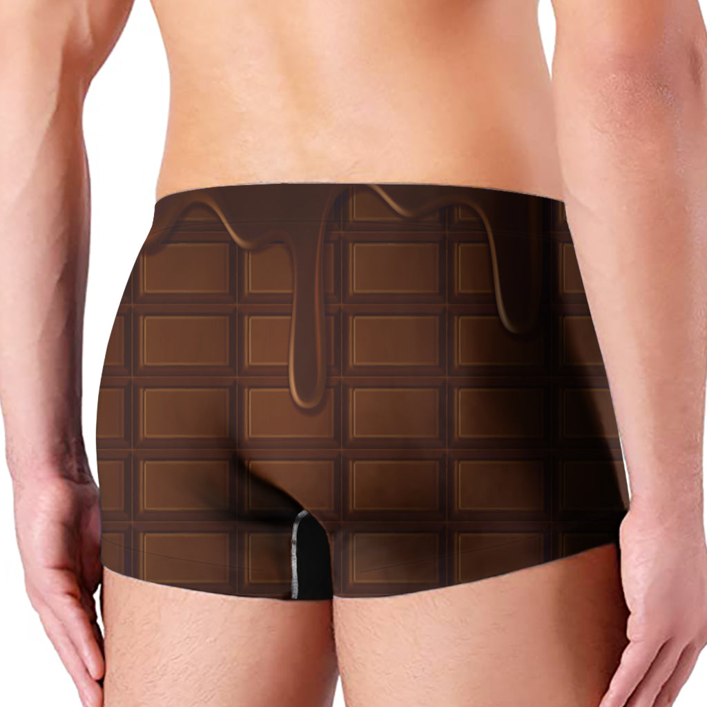 Chocolate Print Men's Boxer Briefs
