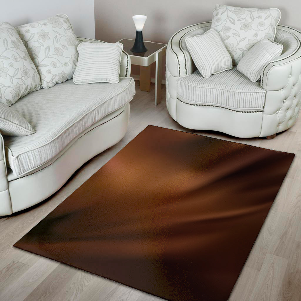 Chocolate Texture Print Area Rug