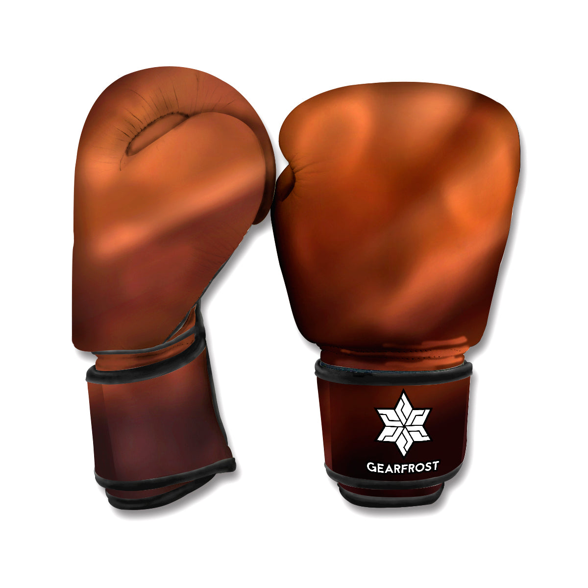 Chocolate Texture Print Boxing Gloves