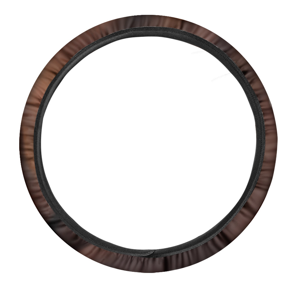 Chocolate Texture Print Car Steering Wheel Cover