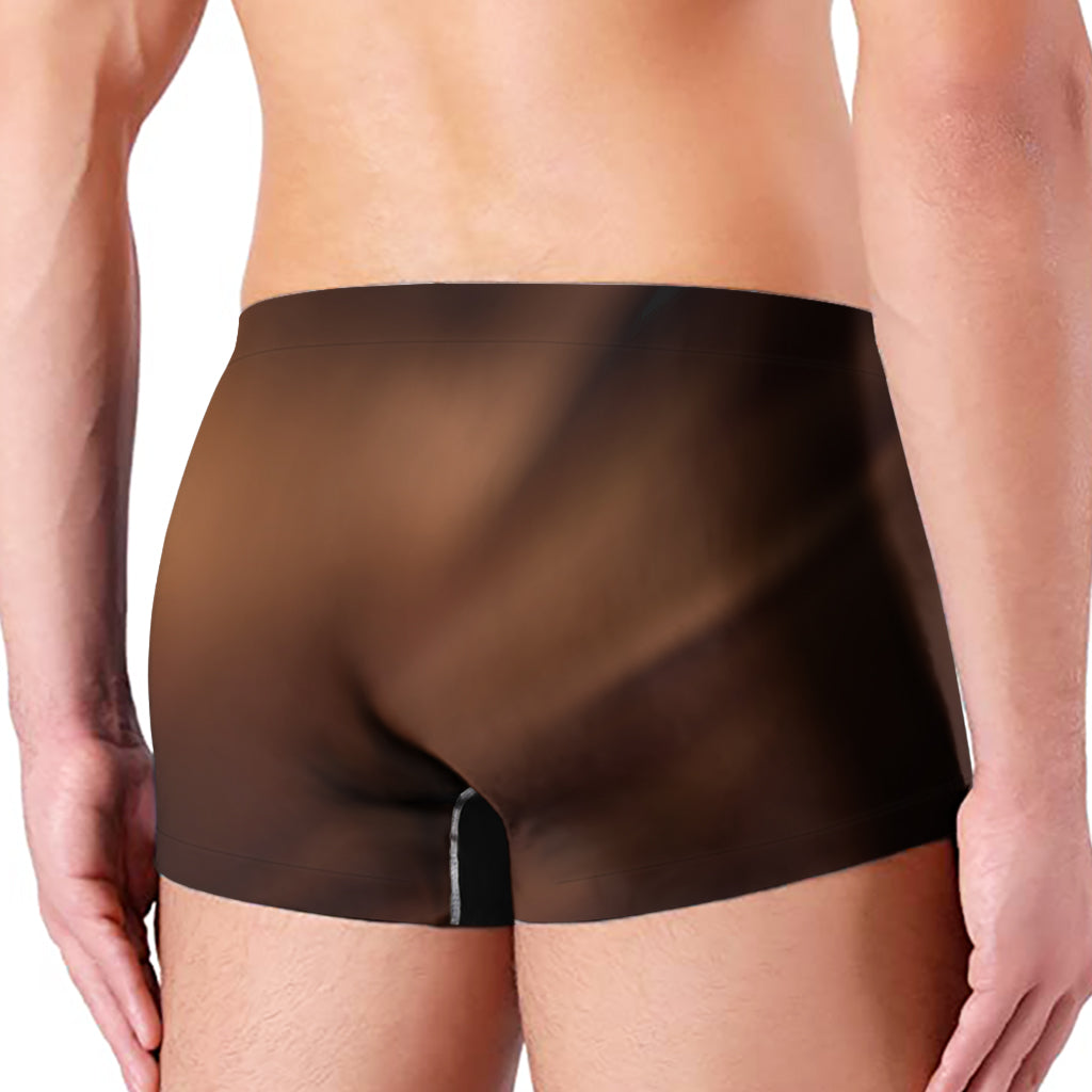 Chocolate Texture Print Men's Boxer Briefs
