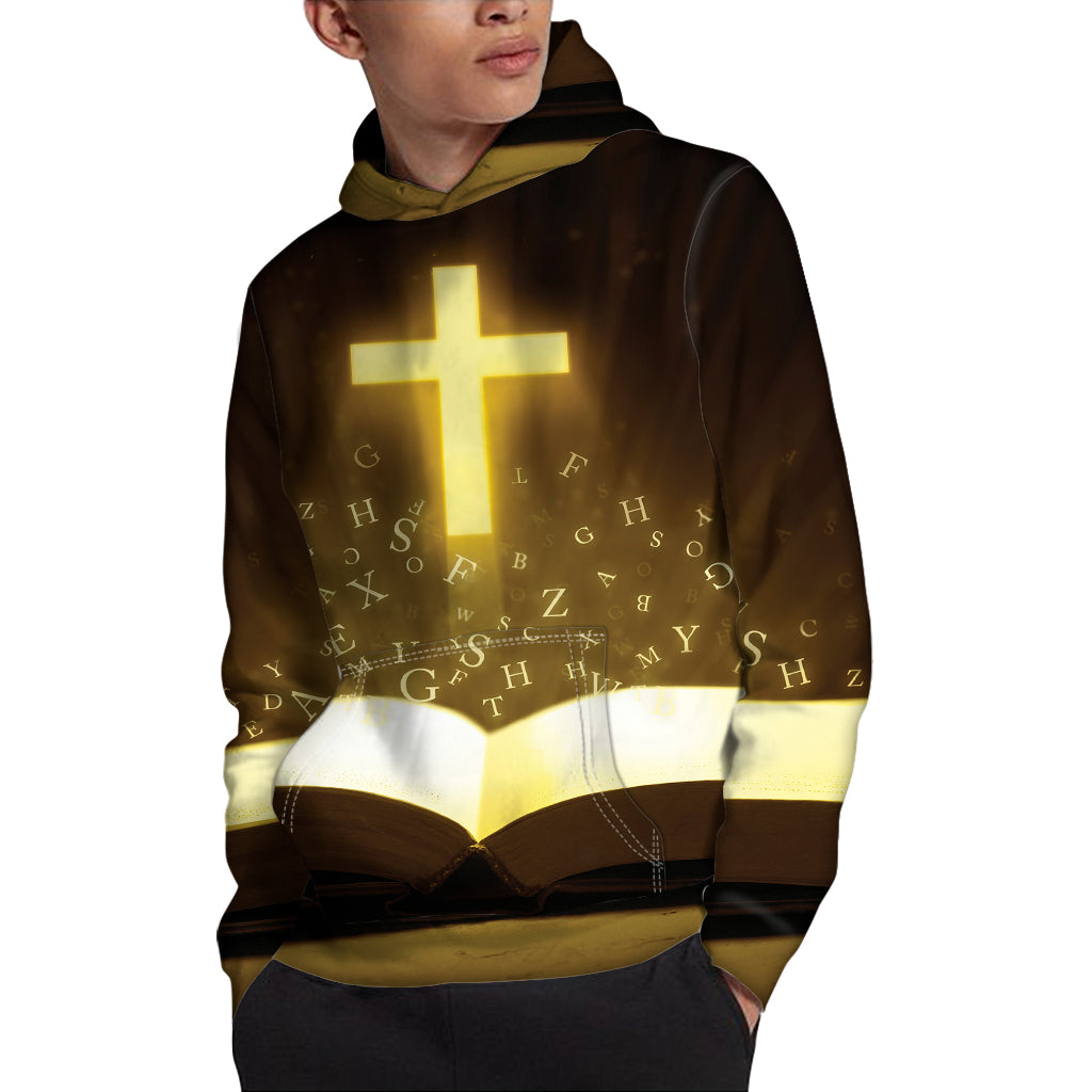 Christian Holy Bible Print Pullover Hoodie