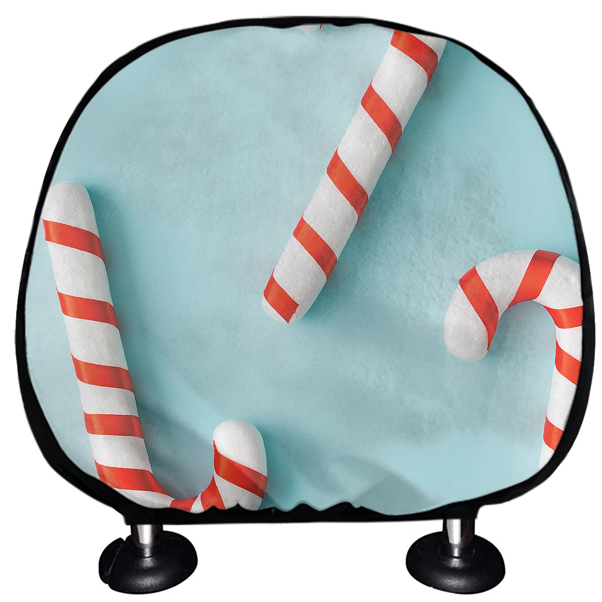 Christmas Candy Candies Pattern Print Car Headrest Covers