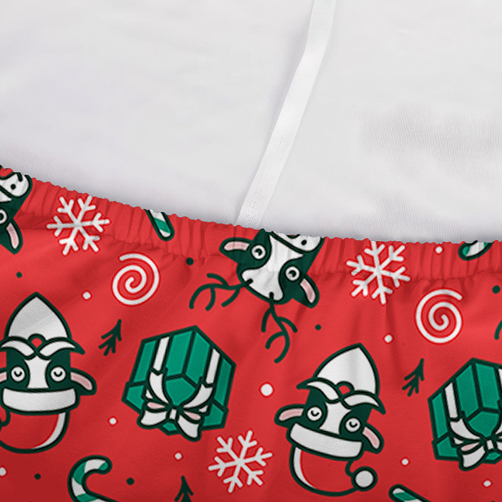 Christmas Cow Pattern Print Sofa Cover
