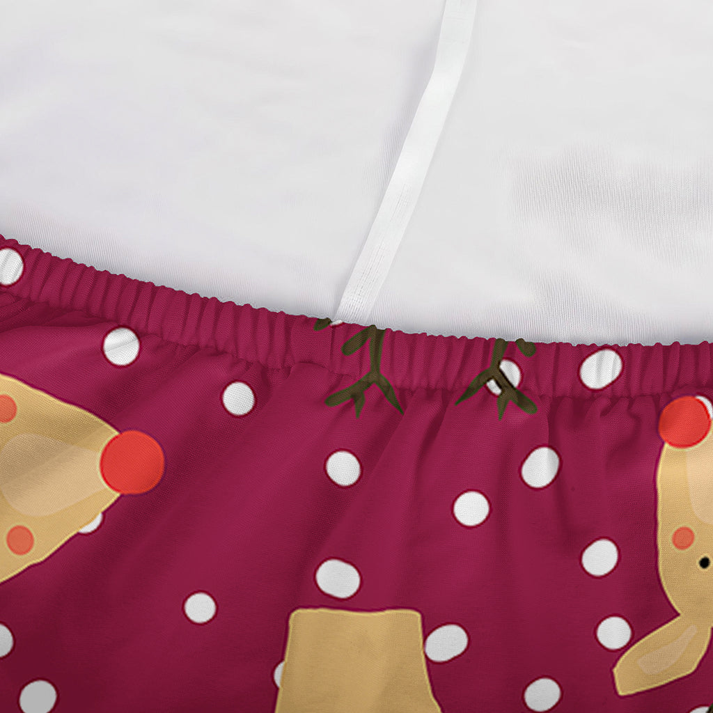 Christmas Deer Pattern Print Sofa Cover