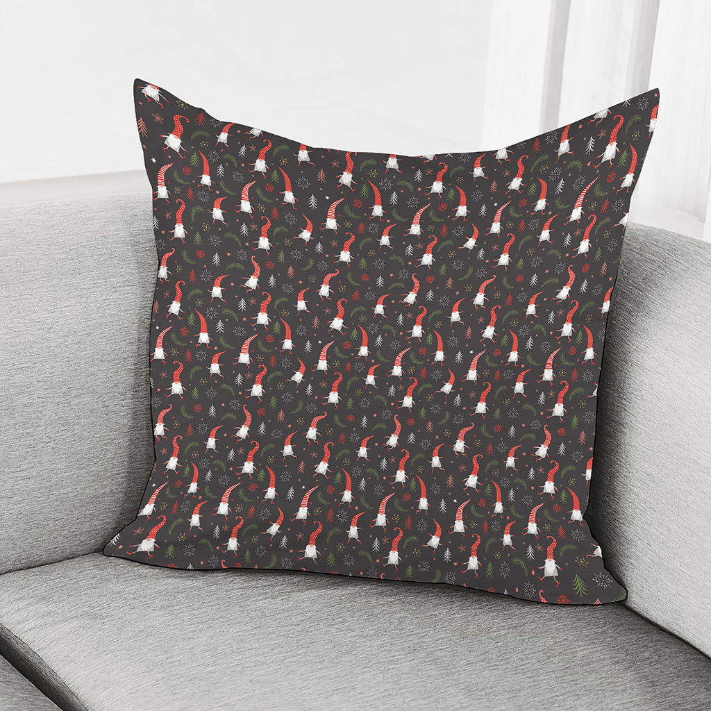 Christmas Gnomes Pattern Print Pillow Cover