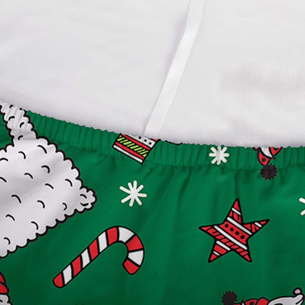 Christmas Llama Pattern Print Sofa Cover