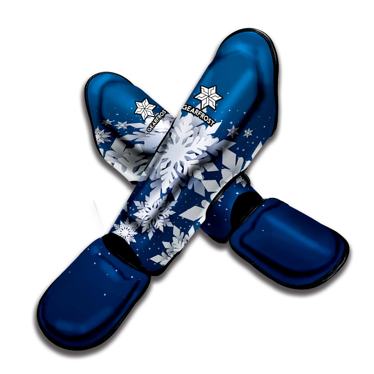 Christmas Snowflake Print Muay Thai Shin Guard
