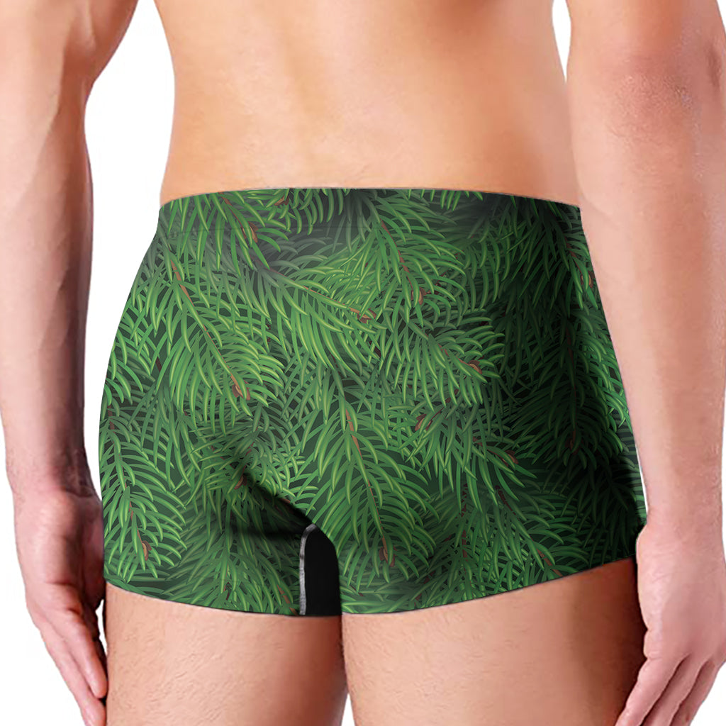 Christmas Tree Branches Print Men's Boxer Briefs