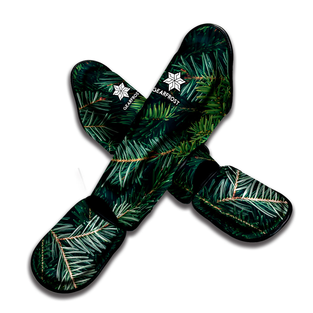Christmas Tree Print Muay Thai Shin Guard