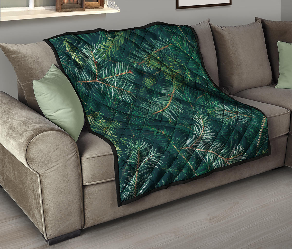 Christmas Tree Print Quilt