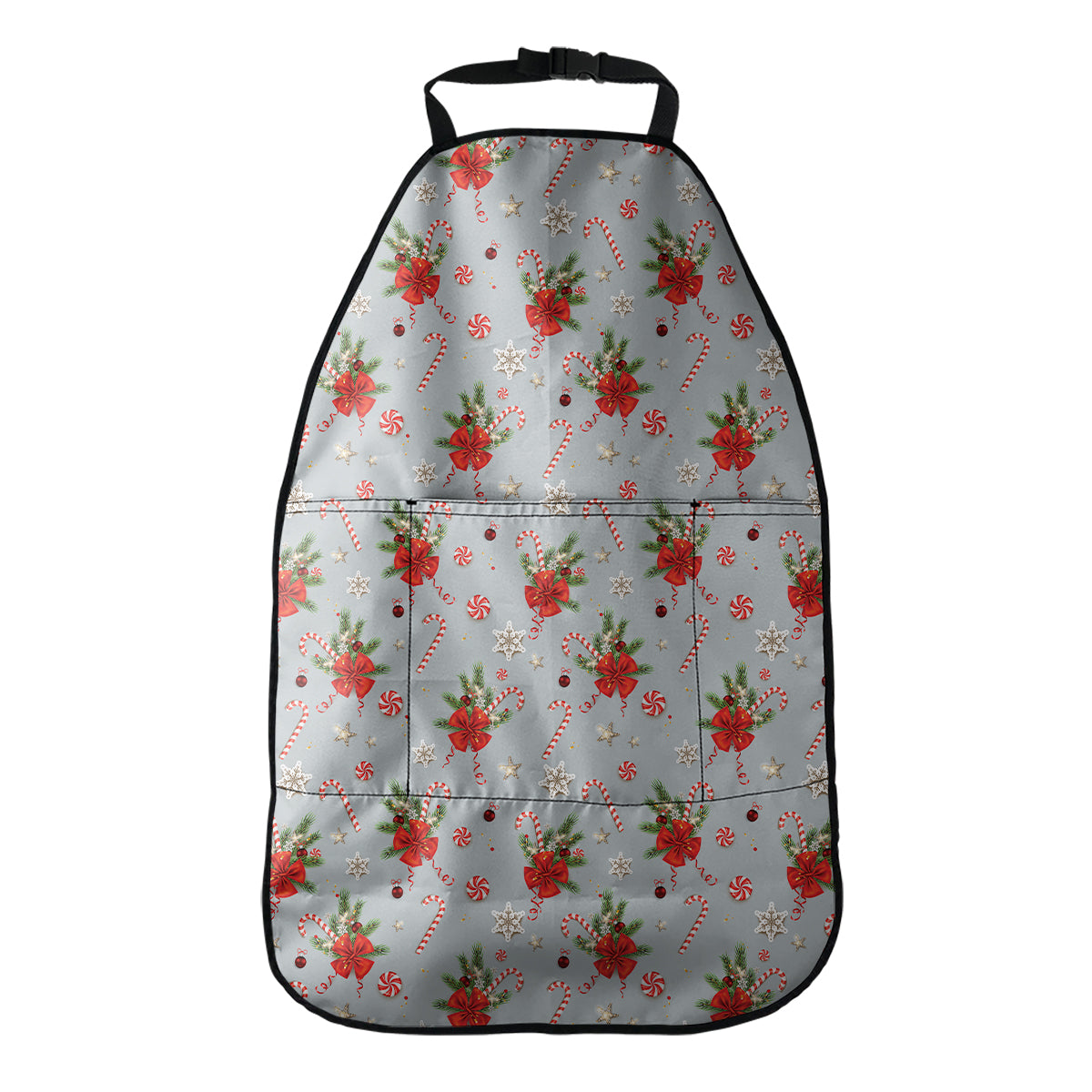 Christmas Winter Holiday Pattern Print Car Seat Organizers