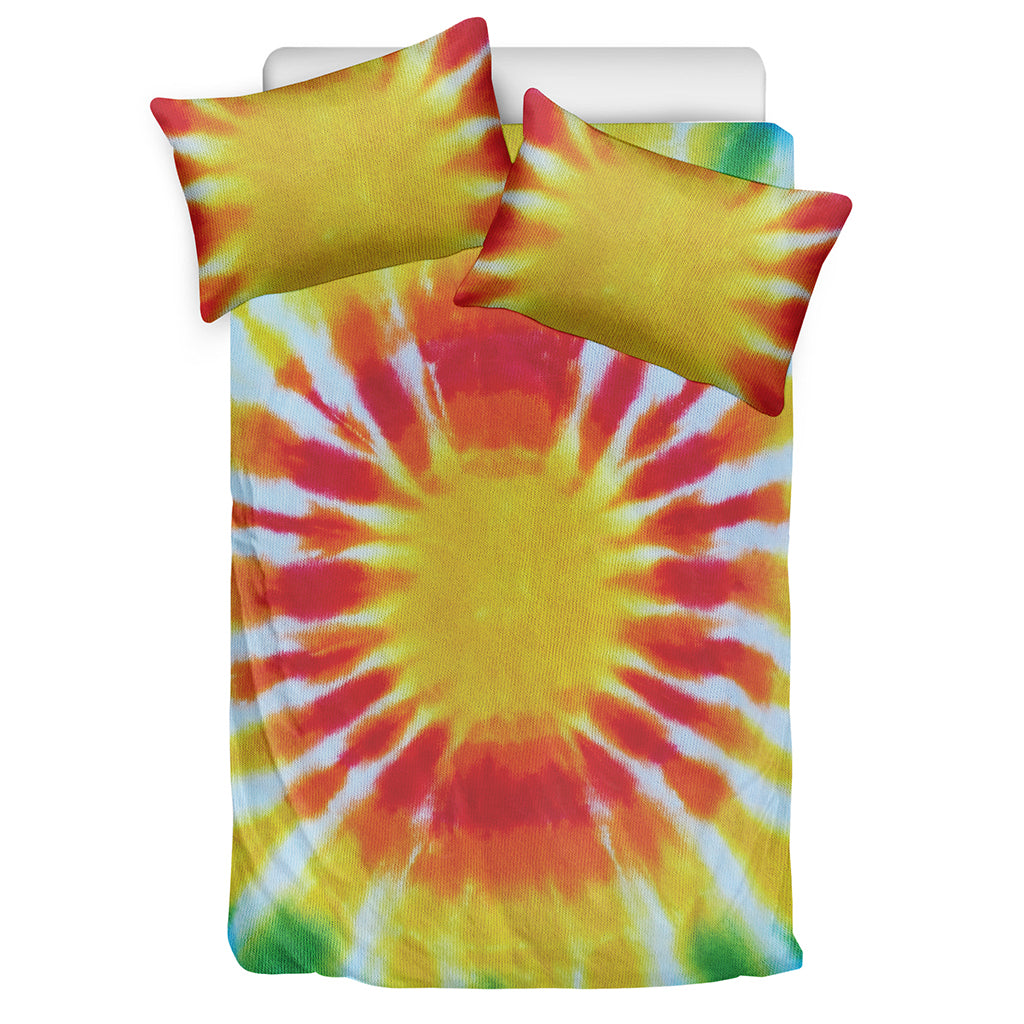 Circle Tie Dye Print Duvet Cover Bedding Set