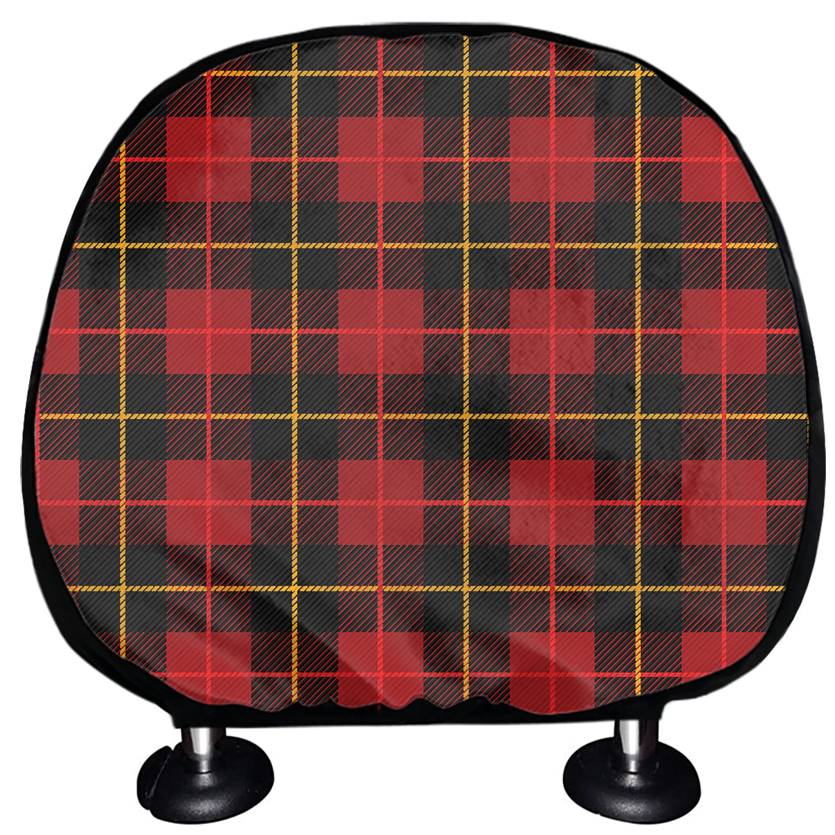 Clan Macqueen Tartan Pattern Print Car Headrest Covers