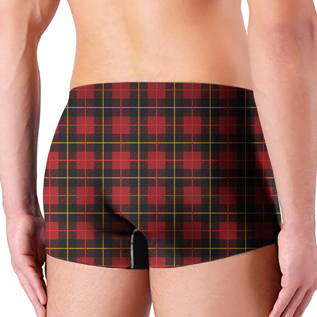 Clan Macqueen Tartan Pattern Print Men's Boxer Briefs