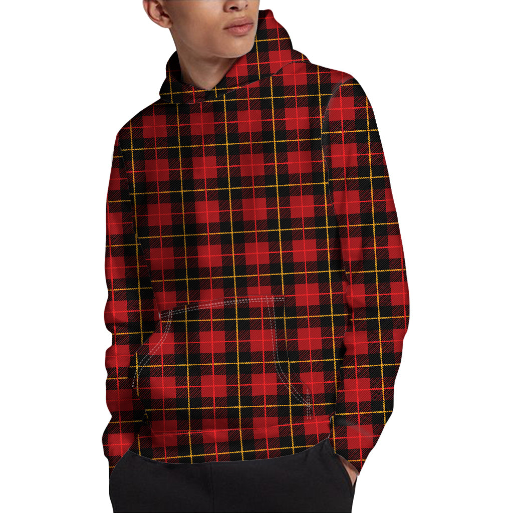 Clan Macqueen Tartan Pattern Print Pullover Hoodie