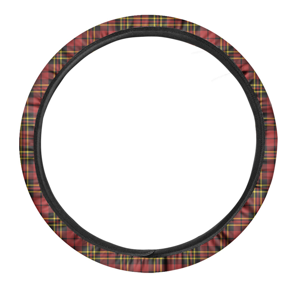 Clan Wallace Scottish Tartan Print Car Steering Wheel Cover