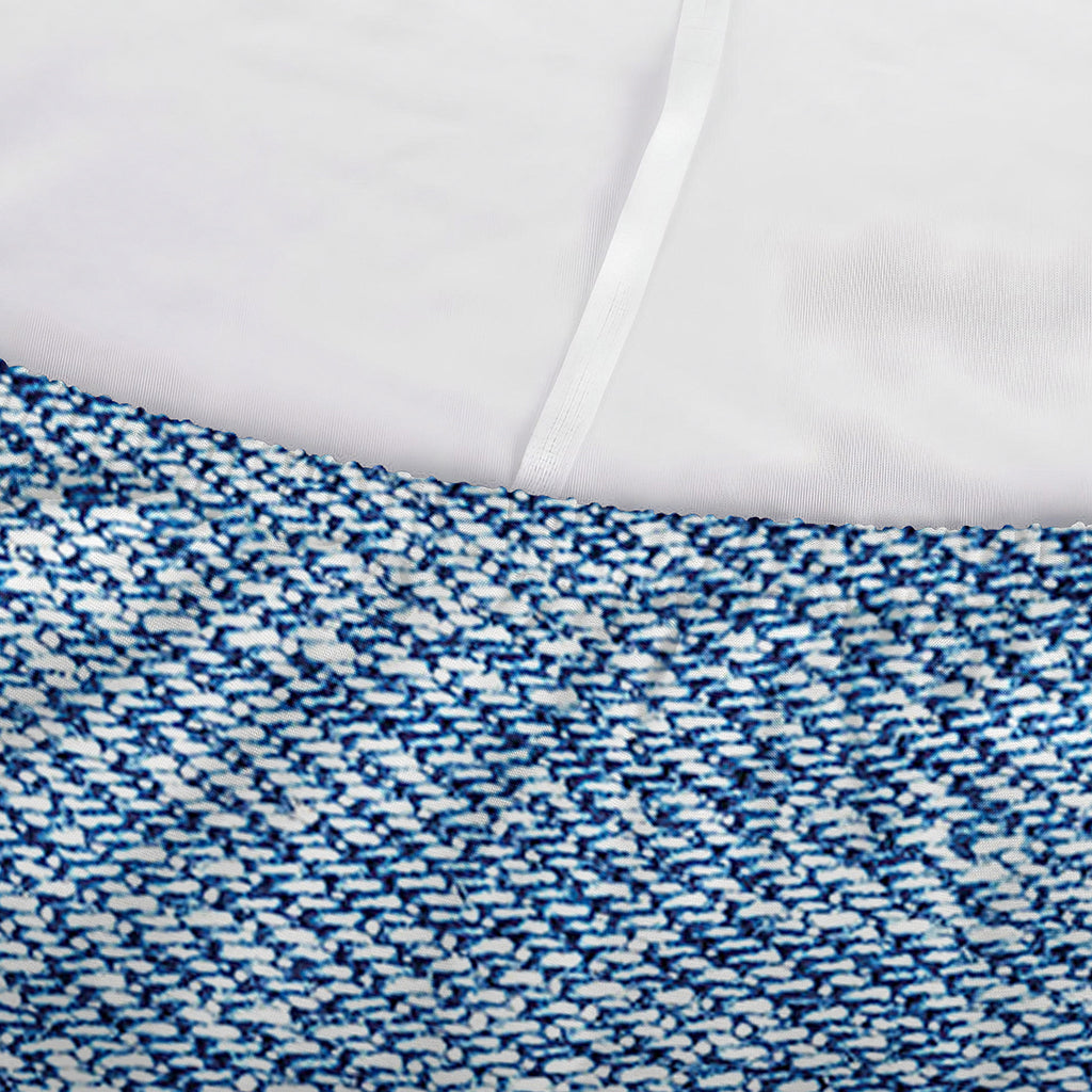 Classic Blue Denim Jeans Print Sofa Cover