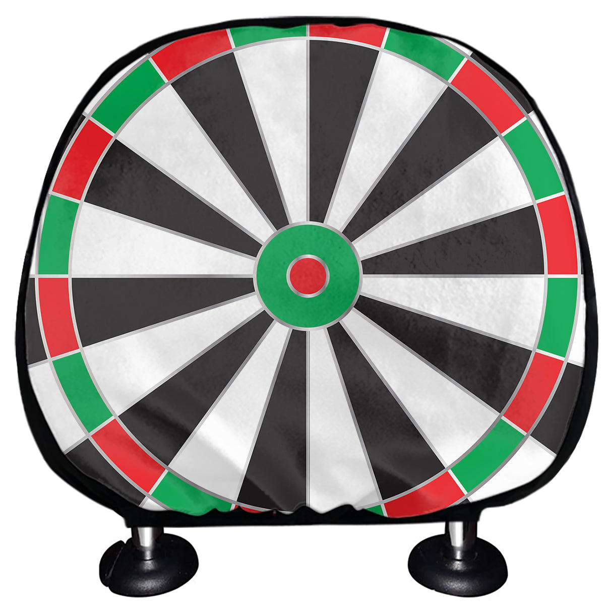 Classic Dartboard Print Car Headrest Covers