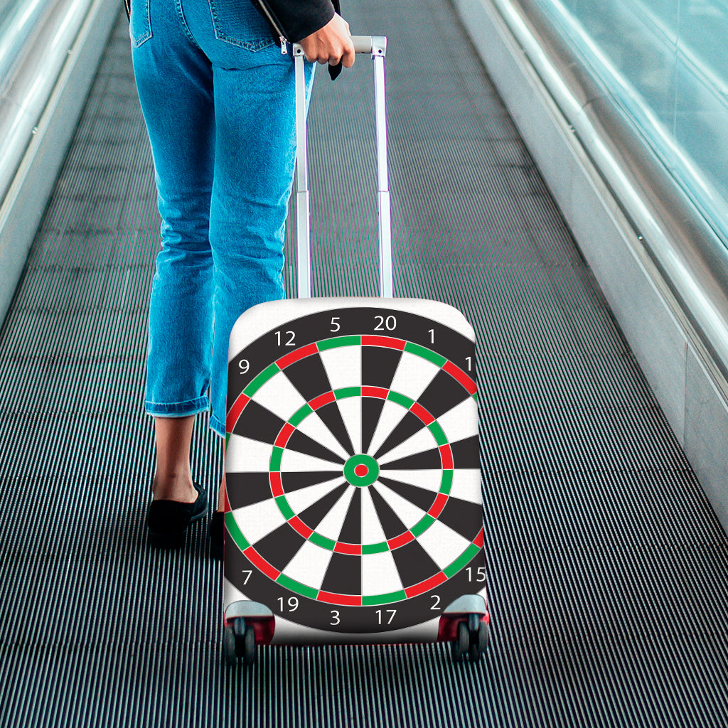 Classic Dartboard Print Luggage Cover