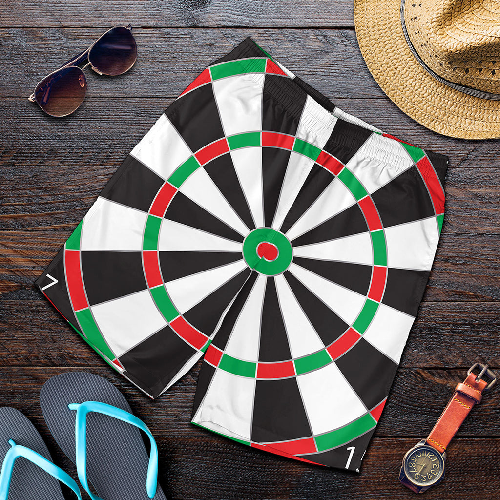 Classic Dartboard Print Men's Shorts