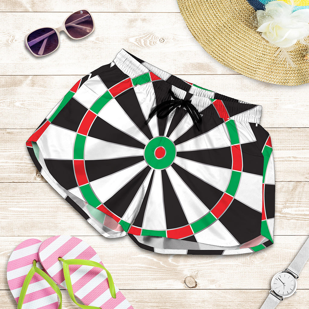 Classic Dartboard Print Women's Shorts