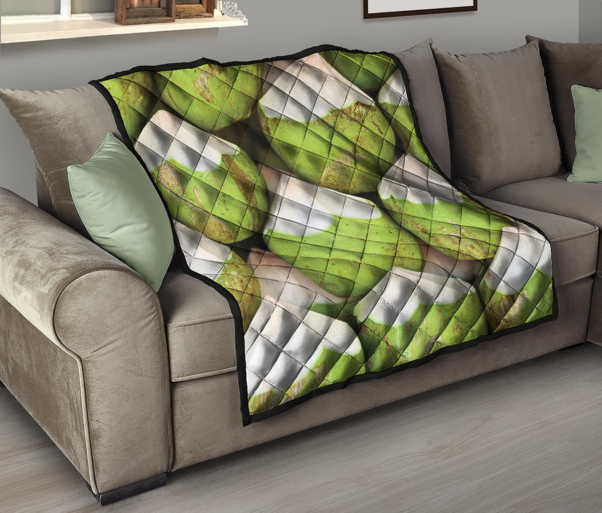Coconut 3D Print Quilt