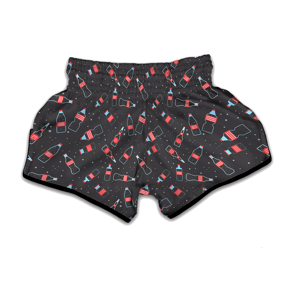 Cola Bottle Pattern Print Muay Thai Boxing Shorts