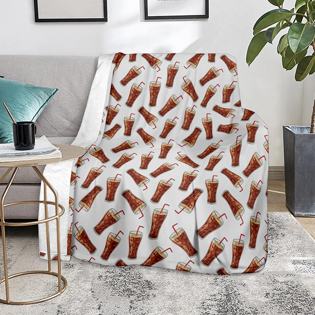 Cola Pattern Print Blanket