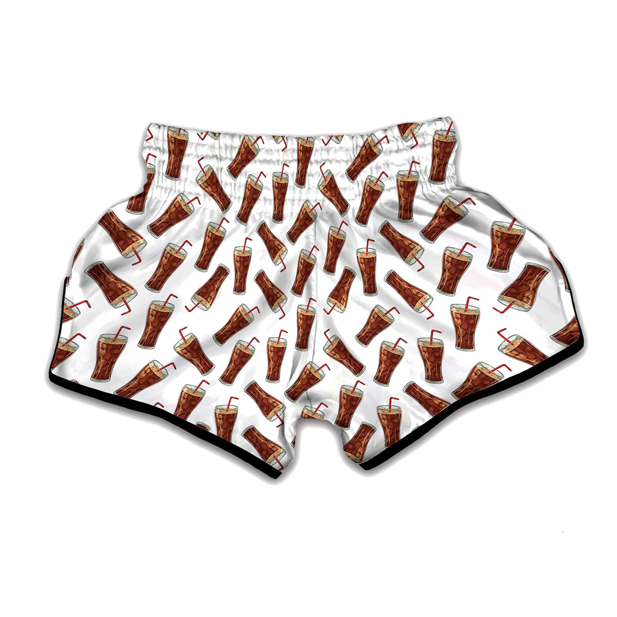 Cola Pattern Print Muay Thai Boxing Shorts