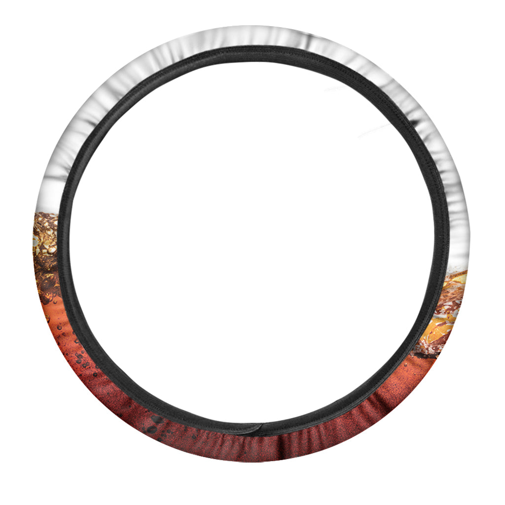 Cola Print Car Steering Wheel Cover
