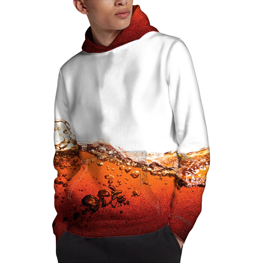 Cola Print Pullover Hoodie