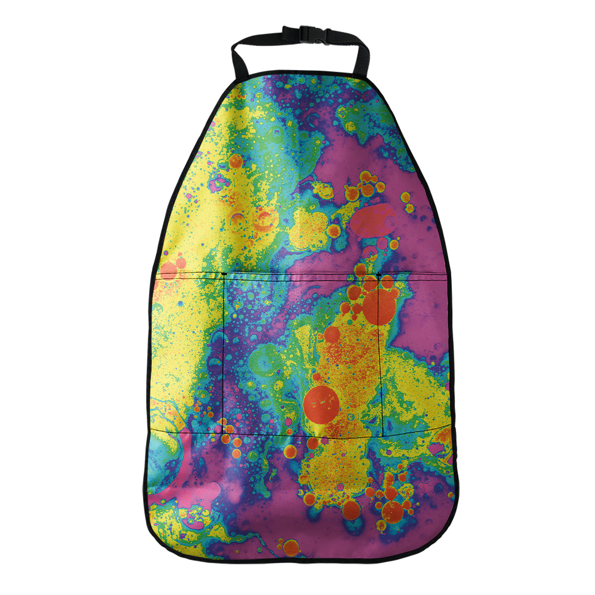 Colorful Acid Melt Print Car Seat Organizers
