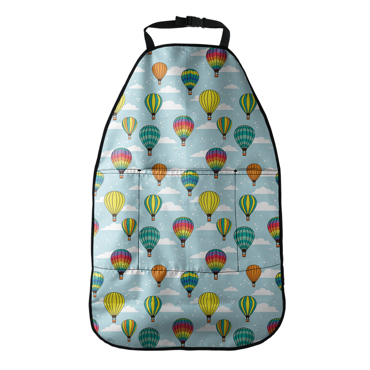 Colorful Air Balloon Pattern Print Car Seat Organizers