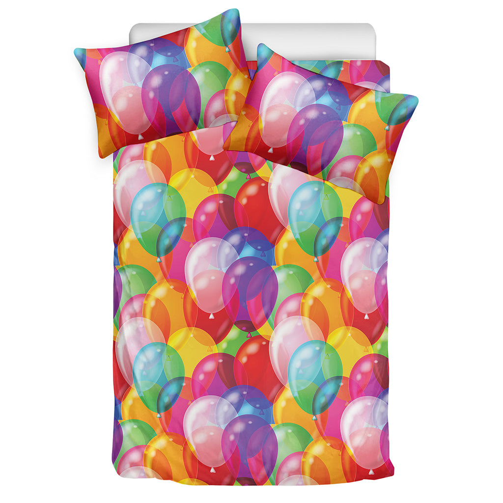 Colorful Balloon Pattern Print Duvet Cover Bedding Set